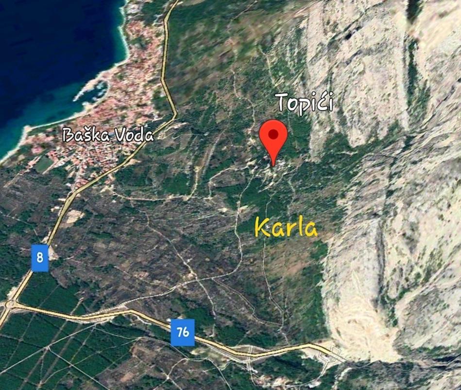 Baška Voda Karla Planinska Kucaヴィラ エクステリア 写真